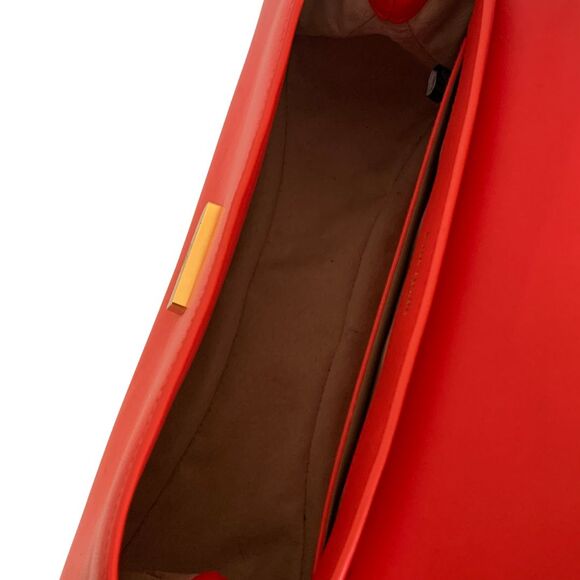 Kate Spade Grace Convertible Shoulder Bag Red Leather Small Flap Shoulder Bag - Picture 8 of 15